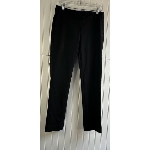 Theory Black Trouser Tuxedo Slim Pants Size 4 - Picture 2 of 10